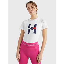 Tommy Hilfiger T-Shirt H-Horse Print | Dames 